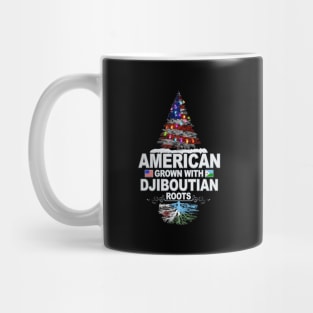 Christmas Tree  American Grown With Djiboutian Roots - Gift for Djiboutian From Djibouti Mug